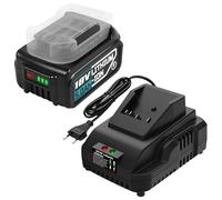 Batería de repuesto para Bosch Professional 18 V, 5000 mAh, con cargador rápido