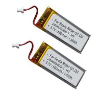 Batería de repuesto para Cardo Scala Rider Q1 / Q3 / SRC System Motorcycle Bluetooth Headset Replacement Rider Solo FM Scala BAT00003 - Paquete de 2