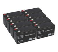 Batería De Repuesto Para Dell DL2200RMI3U Batería De Marca 8x 12V 9Ah UPS
