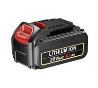 Batería de repuesto para DeWalt XR, ASUNCELL de ion de litio, 20 V, 4,0 Ah, para DCB204 DCB206 DCB180 DCB181 DCB182 DCB184 DCB201 Serie compatible con herramientas DeWalt de 18 V/20 V
