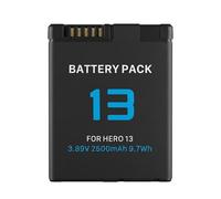Batería de repuesto para GoPro Hero 13, 2500 mAh, batería de ion de litio, 3,89 V, recargable, fuente de alimentación estable