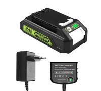 Batería de Repuesto para Greenworks 24 V, 3,5 Ah, con Cargador, G24MC, Compatible Greenwork baterías s de 24 V, G24B2, G24B4