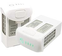 Batería de repuesto para Phantom 4, 15,2 V, 5870 mAh, compatible con DJI Phantom 4, Phantom 4 Pro V2.0, Phantom 4 Pro Plus, Phantom 4 Advanced Drone (paquete de 2, blanco)