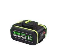 Batería de Repuesto Recargable de Litio WA3551 de 20 V y 6000 mAh, Compatible con Herramientas eléctricas Worx WA3553, WX390, WX176, WX178 y WX386.(3 PCS Battery)