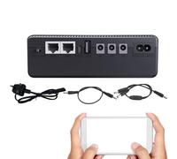 Batería de respaldo para cámara de seguridad | Suministro de batería de respaldo de 10400 mAh, suministro de UPS pequeño, compacto e ininterrumpido