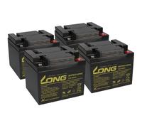 Batería De Respaldo Para Scooter Eléctrico E Rex 1500 4x 12V 50Ah 48V AGM Plomo