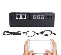 Batería de respaldo pequeña para UPS | Suministro de batería de cámara WiFi de 10400 mAh - Suministro de respaldo, UPS pequeño, compacto e ininterrumpido para cámara de seguridad