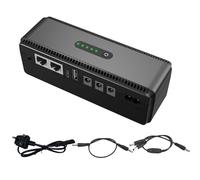 Batería de respaldo UPS | Suministro de batería de cámara WiFi de 10400 mAh, suministro pequeño de UPS, compacto ininterrumpido, respaldo