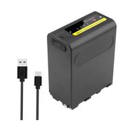 Batería Decodificadora NP-F990 NP F970 F980 F960, Compatible con Sony, Videocámara HXR-MC1500C NEX-EA50 HVR-Z7C For Luz LED For Vídeo(1 Pcs Battery)
