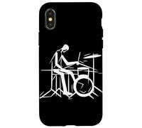 Batería Dibujo Banda de Música Carcasa para iPhone X/XS