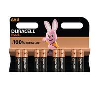 Pack de 8 pilas aa duracell plus power boost dpblr6b8/ 1.5v/ alcalinas