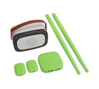 Batería Electrónica, Batería de Aire Virtual Profesional con Detección de Movimiento 3D Fácil de Tocar para Principiantes en Casa (GREEN)