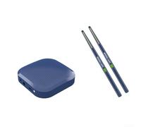 Batería electrónica con detección de movimiento 3D y sonido de realidad virtual, diseño ligero para práctica práctica en cualquier lugar (azul marino)