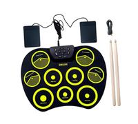 Batería electrónica ligera enrollable para niños y niñas profesionales