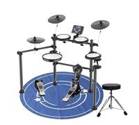 Batería Electrónica Para Principiantes En El Hogar, Puesta En Escena, Batería De Jazz Portátil Y Plegable Para Adultos baterias electronicas profesionales(Bathroom mat)