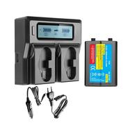 Batería EN-EL18D EN-EL18d ENEL18d + Cargador Dual LCD Rápido Inteligente, Compatible con Nikon, For Empuñaduras De Cámara Z9 D4 D4S D5 D6 D800 D850 D500(1 Battery 1 Charger)