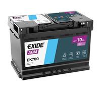 Exide EK700 | Batería 70Ah 760A Start&Stop AGM