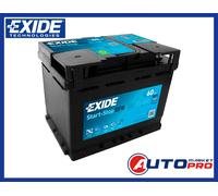 Batería Exide EL600 EFB 60Ah 640A 12V 242x175x190mm POLO DX