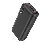 Batería Externa 50000mAh,USB-A 22.5W Bateria Externa Carga Rapida PD 20W con 3 Salidas y 2 Entradas Power Bank para iPhone/iPad/Samsung Huawei Xiaomi Cámaras Auriculares Portátil etc (Negro).…