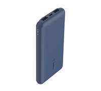 Batería Externa - Belkin - 10K - 2 puertos USB-A, 1 puerto USB-C - Recarga 15W - Color Azul