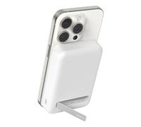 Batería externa Belkin BoostCharge Pro 10.000mAh Qi2 MagSafe soporte blanco