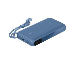Batería externa Belkin BPB028hqBL 20000 mAh Azul con pantalla integrada