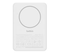 Batería externa Belkin BPD010hqWH 5000 mAh magnética carga inalámbrica 7,5 W blanca