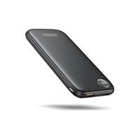 Bateria Externa Carga Rapida 22.5W(4.5A/12V), Slim Power Bank 10000mAh, Bateria Portatil con Entrada y Salida USB C, Patalla LED, powerbank para iPhone Samsung Xiaomi Android Negro 2026