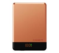 Batería externa Cygnett MagSlim 5000 mAh carga inalámbrica MagSafe cereza