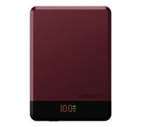 Batería externa Cygnett MagSlim 5000 mAh MagSafe carga inalámbrica cereza ultrafino
