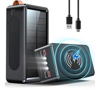 Batería externa de 140 W: 70000 mAh Power Bank PD3.1 QC4.0 Carga rápida Cargador portátil 5 salidas y 2 entradas, cargador externo con pantalla LED antorcha, para smartphones iPad MacBook Pro