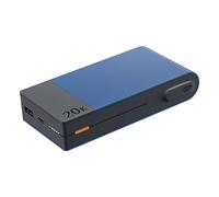 Batería Externa de 20.000mAh | GP|Power Bank de Gran Capacidad, Cargador portátil con Puerto USB Tipo C | Carga rápida de 3 Dispositivos simultáneamente | Azul