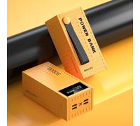 Batería externa de 50.000 mAh con carga súper rápida de 66 W (modelo 2024) con pantalla LED, compatible con teléfonos móviles y tabletas, ideal