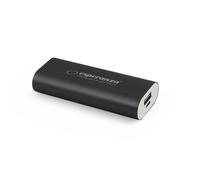 Batería externa Esperanza EMP105K 4400 mAh Negro