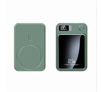 Batería externa Green Springtok de 10000 mAh, ultradelgada y magnética.