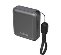 Batería externa K22+ de 10000 mAh con colgante y cable USB-C de 22,5 W - Gris