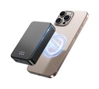 Batería externa magnética inalámbrica de 26800 mAh, cargador portátil rápido USB C in&Out para iPhone 17/16/15/4/13/12 Series y otros teléfonos Android (negro)