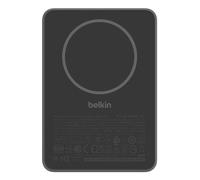 Belkin BoostCharge Batería Externa Carga Rápida 5000mAh, Power Bank Magnética y Delgada, Puerto USB Tipo C y Cable USB C, Cargador Portátil para iPhone, Galaxy, Pixelnap, iPad, Tableta, Negro