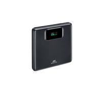 Batería externa negra - Rivacase - 20000 mAh - PD 100W - Entrada 65W - 135 x 135 x 17 - Cable USB Tipo-C - Li-ion