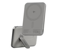 Batería Externa PanzerGlass empower Bank con Soporte Giratorio 5000 mAh Titanio