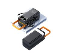 Batería externa para exteriores, PD 30 W y QC 3.0, carga rápida con pantalla digital, cargador portátil de gran capacidad con 5 salidas y 2 entradas, ideal para acampar