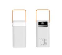 Batería externa para exteriores, PD 30 W y QC 3.0, carga rápida con pantalla digital, cargador portátil de gran capacidad con 5 salidas y 2 entradas, ideal para acampar