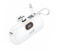 Bateria Externa Power Bank 5.000 mAh Cool Cápsula Blanco