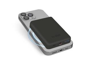 Batería externa SBS 5000 mAh Cargador Inalámbrico MagSafe Negro