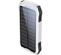 Batería externa solar Neutron de 10 000 mAh (blanca) - BOOMPODS