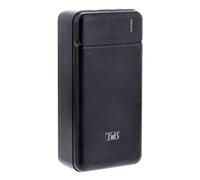 Batería externa TnB PBU30000 30000 mAh Power Delivery 3 salidas Negro