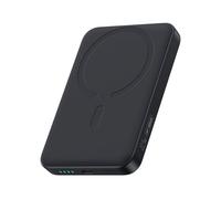 Batería externa ultracompacta EnerFill FM11 MagSafe de 10000 mAh y 22,5 W con cable USB-C - Negra