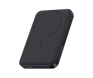 Batería externa ultracompacta EnerFill FM11 MagSafe de 10000 mAh y 22,5 W con cable USB-C - Negra