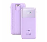 Batería Externa Universal Power Bank 10.000 mAh Carga Rápida 22.5W Cool Pocket Violeta