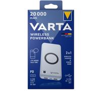 Batería Externa Varta 57909 101 111 20000 mAh Quick Charge 3.0 Cargador Inalámbrico 20 W